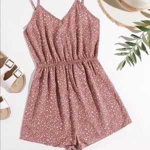 Allover Print Romper